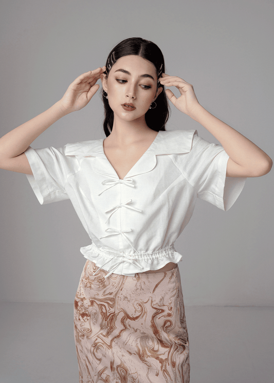 Elle Linen Top